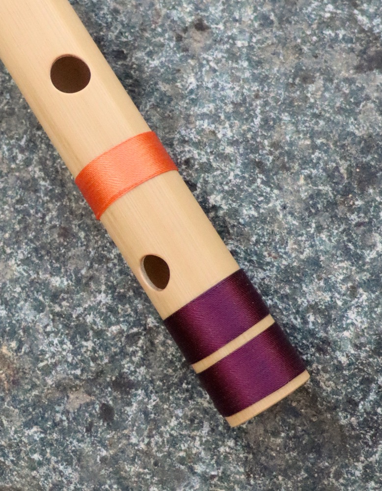 Bansuri Flöte Bambus A 432 hz inkl. Hartschalenköcher