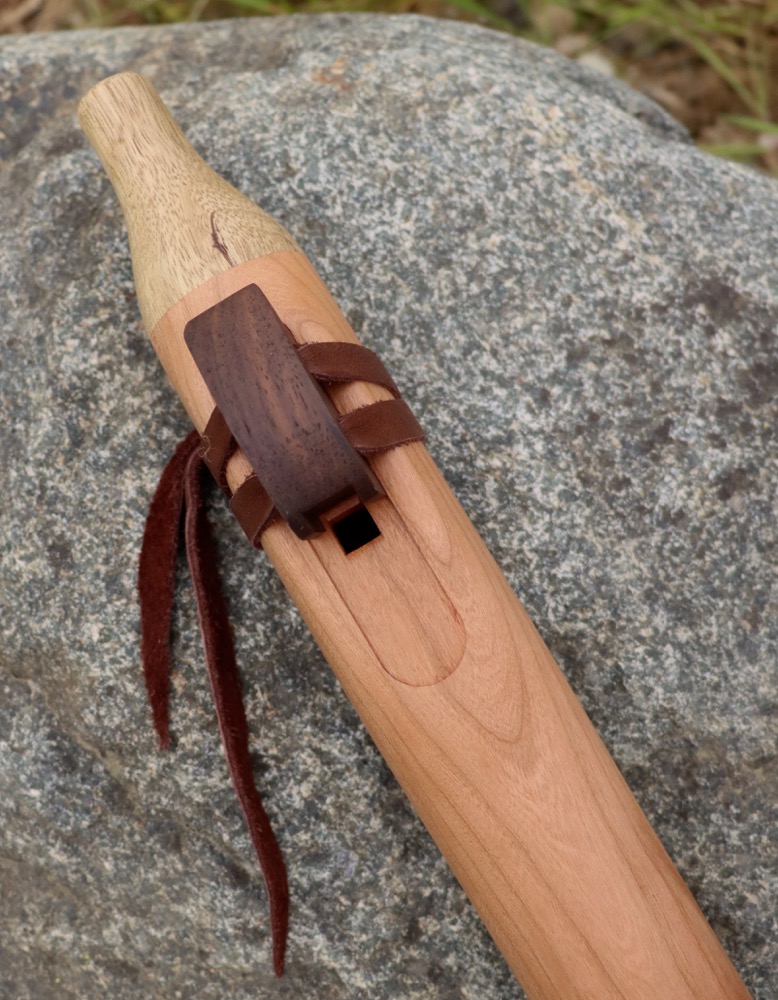 native american flute B 432 hz Kirschholz 