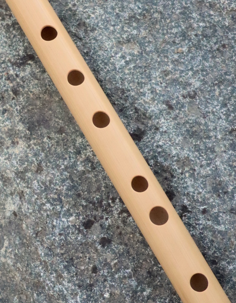 Bansuri Flöte Bambus A 432 hz inkl. Hartschalenköcher