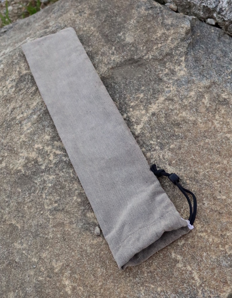 Flötenhülle aus starkem Stoff  57 cm 