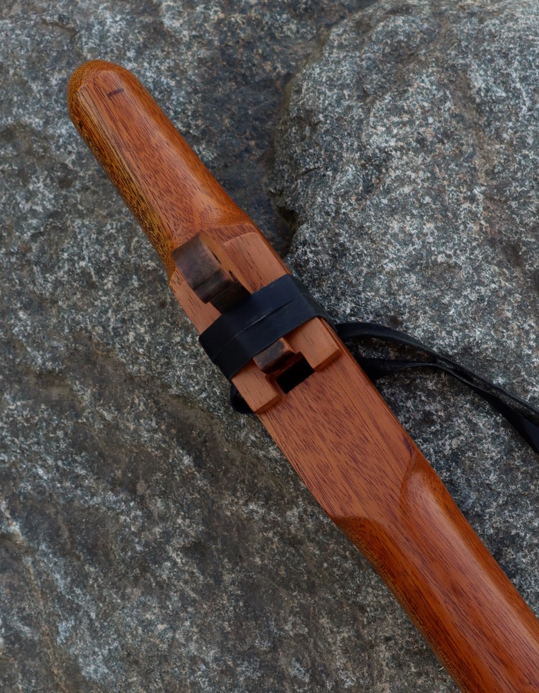 native american flute D moll 432 hz Mahagoni Habicht