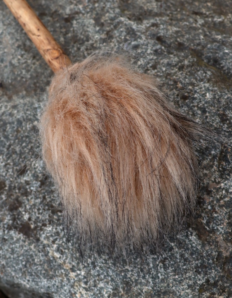 Trommelschlägel Kunstfell Trommelgrösse 55 cm