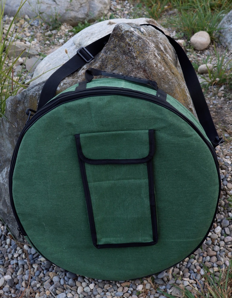Trommeltasche Hanfstoff Trommelgrösse 50 cm