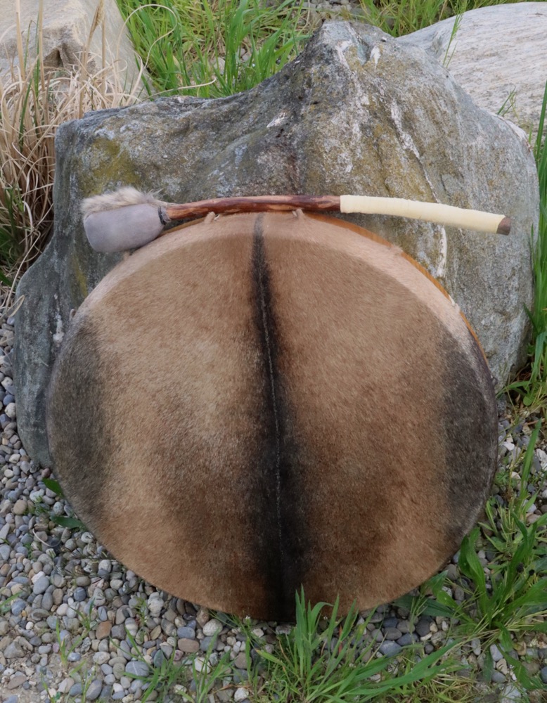 Schamanen Trommel Ziege 45,5 cm finished by DigiDrum