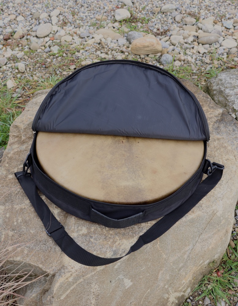 Trommeltasche mit Pendleton Muster Trommelgrösse 50-52 cm 