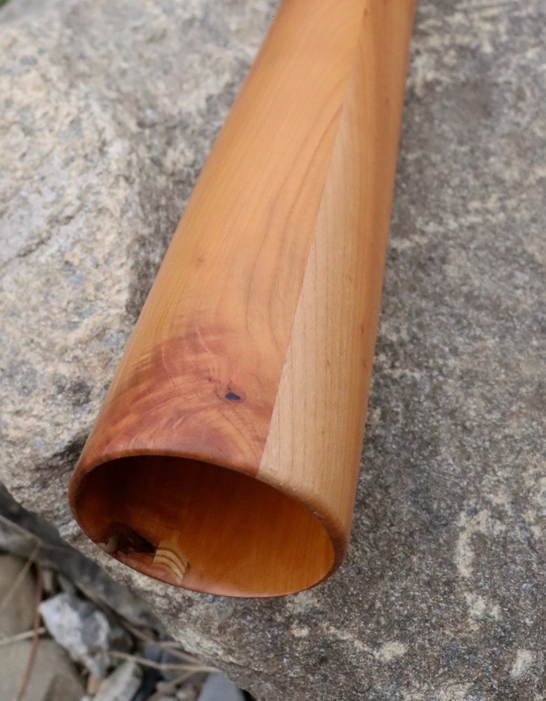 Didgeridoo Highend aus  Kirschholz  E 432 hz 151 cm 