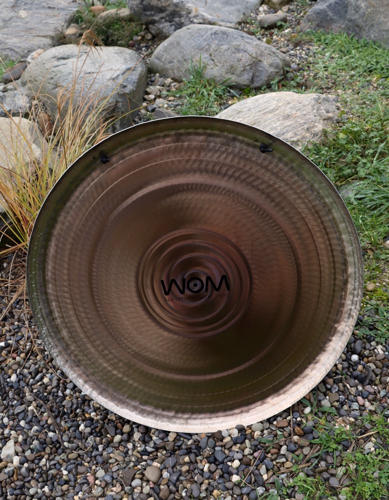 WOM GONG Vox Spirale - fire printed 70 cm 