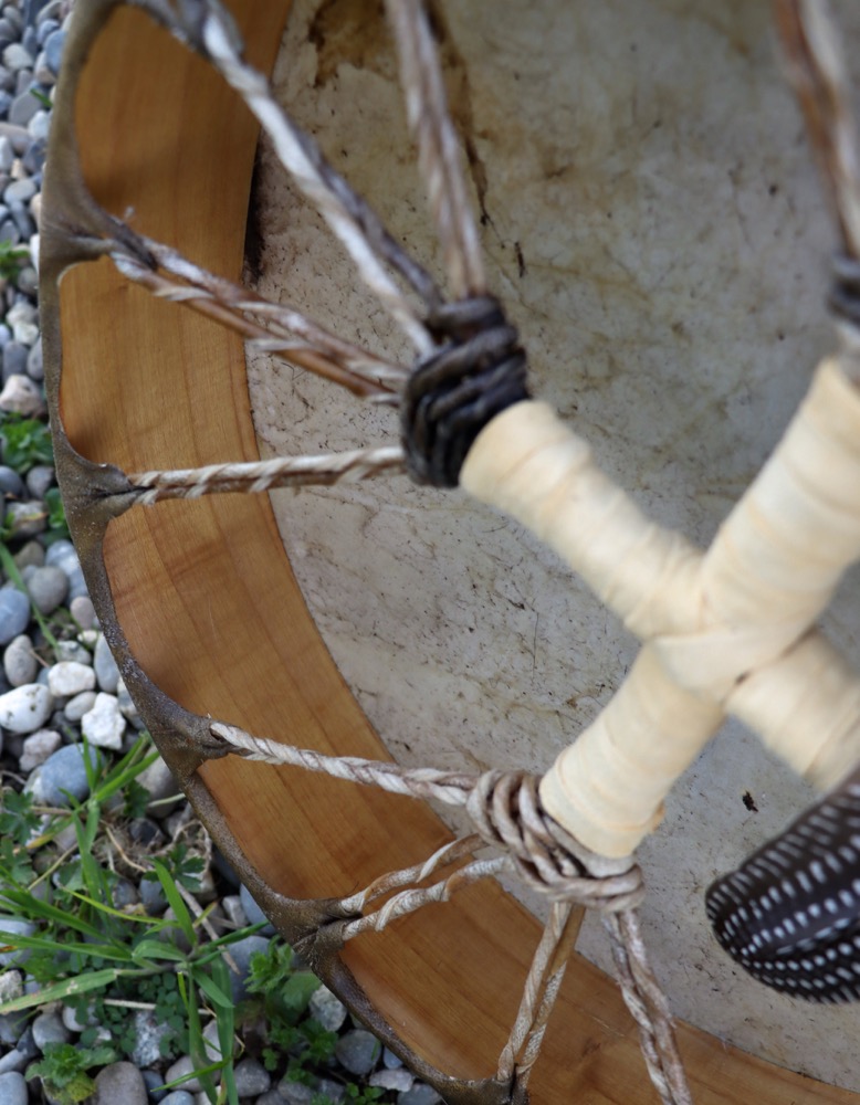 Schamanen Trommel Neumond Okt. 25 Rothirsch Bulle 35 cm