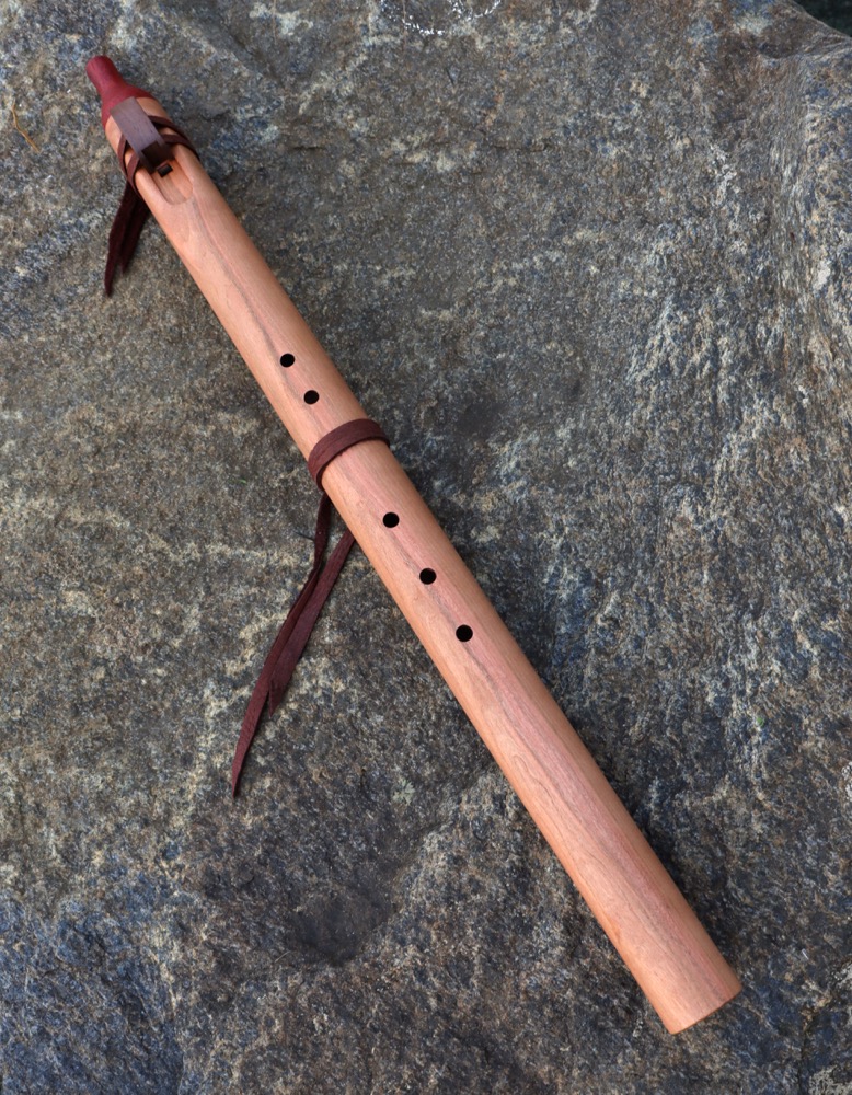 native american flute B 432 hz Kirschholz 