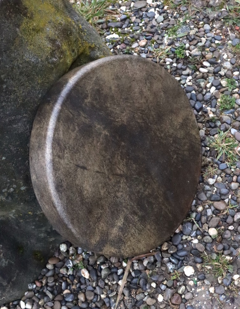 Schamanen Trommel Vollmond Feb. 26 Rothisch Bulle 35,5 cm