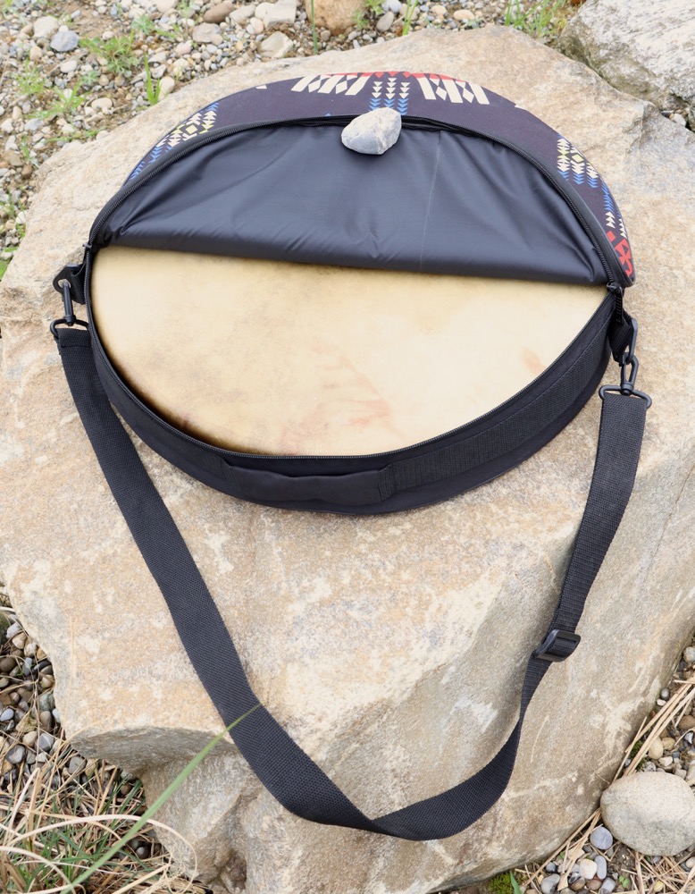 Trommeltasche mit excellentem Muster Trommelgrösse 50/51 cm 