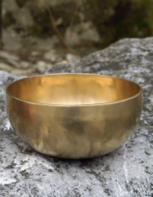 Klangschale Mond Siderisch  17,5 cm inkl. Schlägel und Kissen