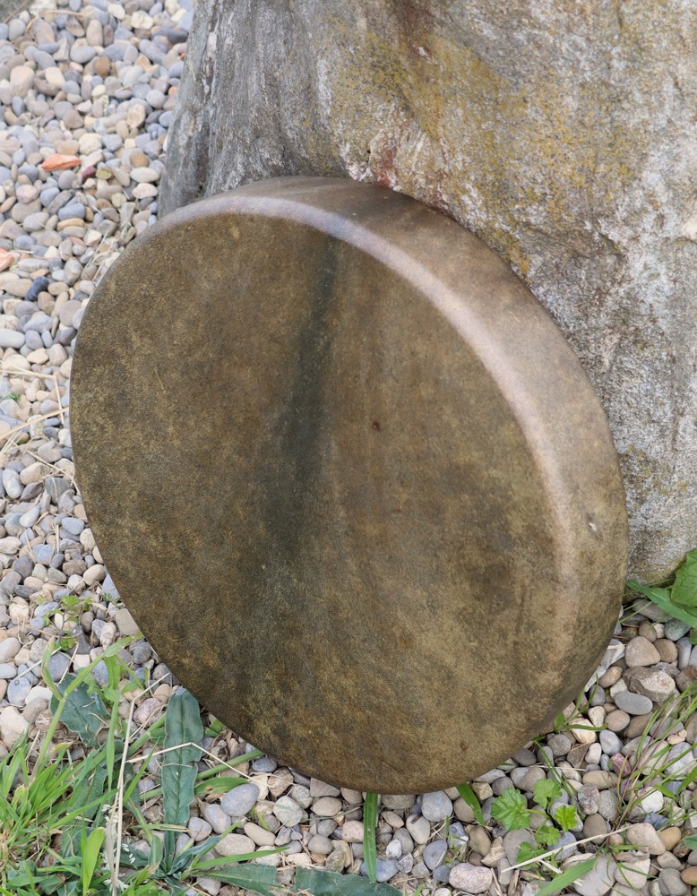 Schamanen Trommel Vollmond Mai 25 35 cm Rothirsch Kuh
