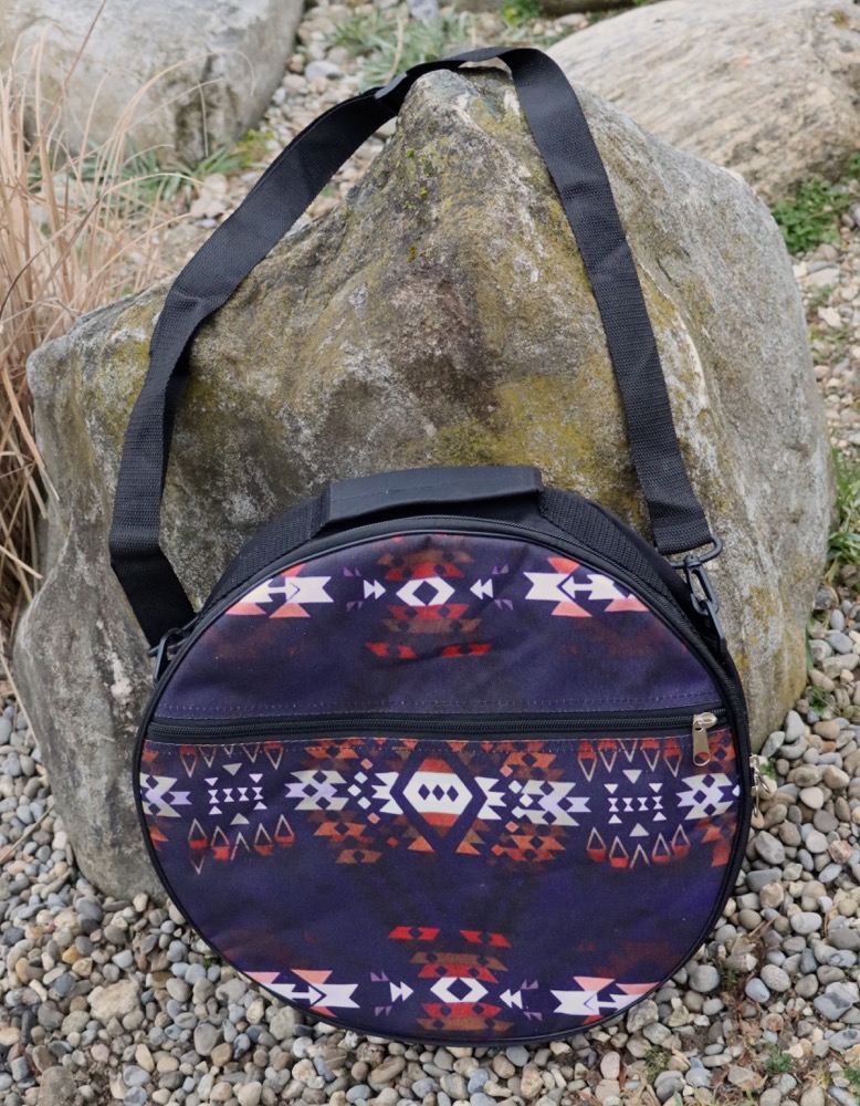 Trommeltasche mit excellentem Muster Trommelgrösse 36-39 cm 