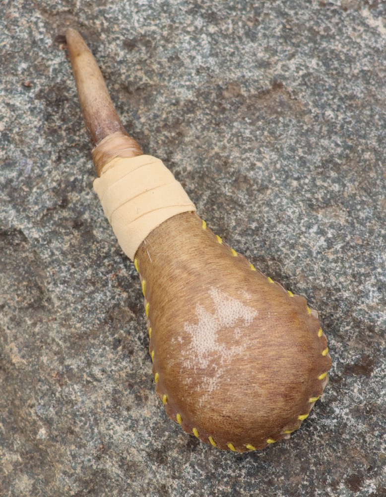 Schamanen Rassel klein Hirschgeweih 