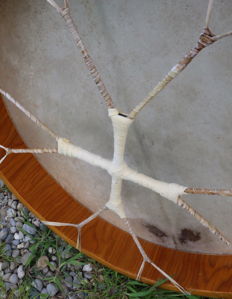 Schamanen Trommel Ziege 45,5 cm finished by DigiDrum