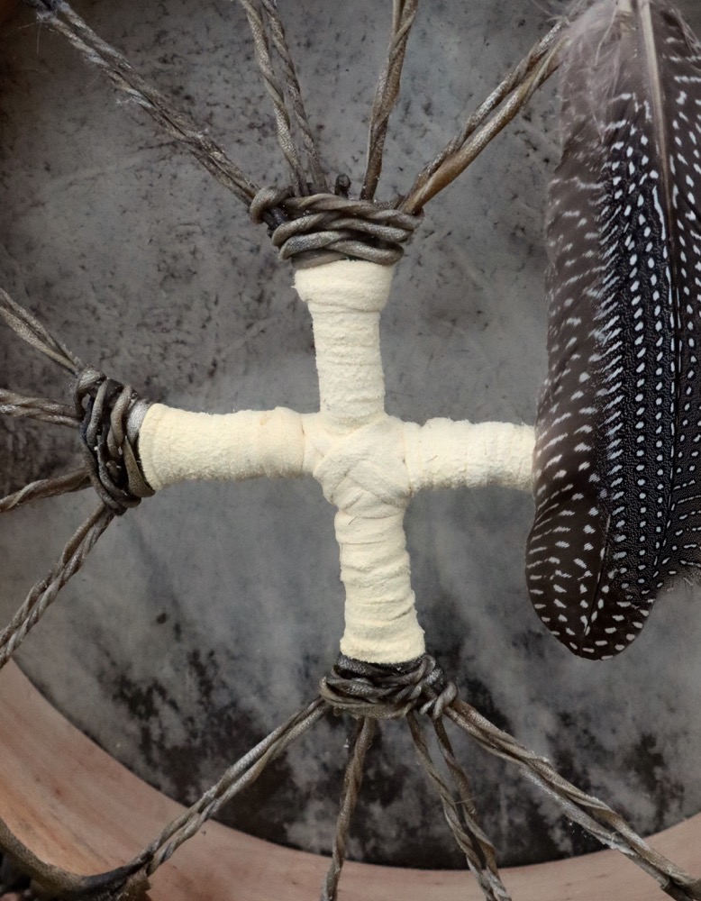 Schamanen Trommel Vollmond Feb. 26 Rothisch Bulle 35,5 cm