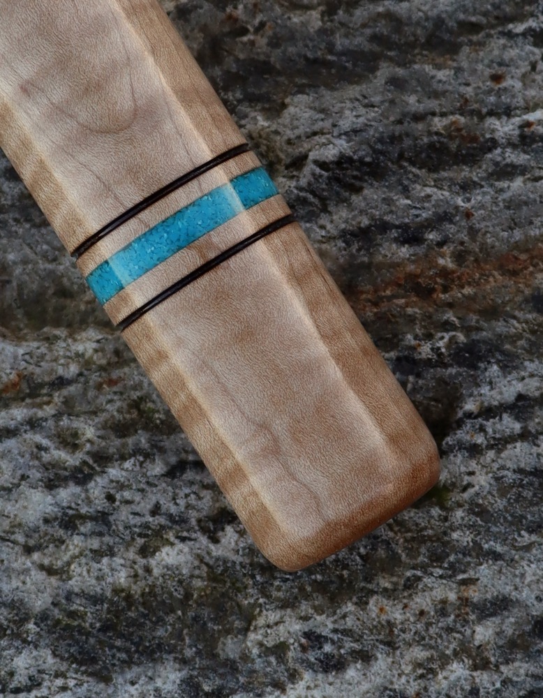 Liebhaberflöte Tiger Mapel Totem Kolibri a Flöte  432 hz