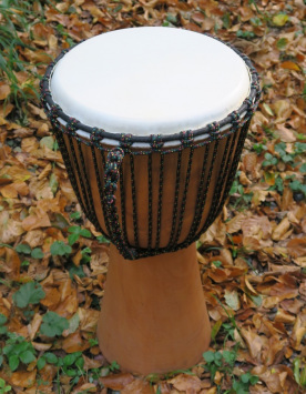 Djembe Naturholz für Kinder und Jugendliche 60 cm