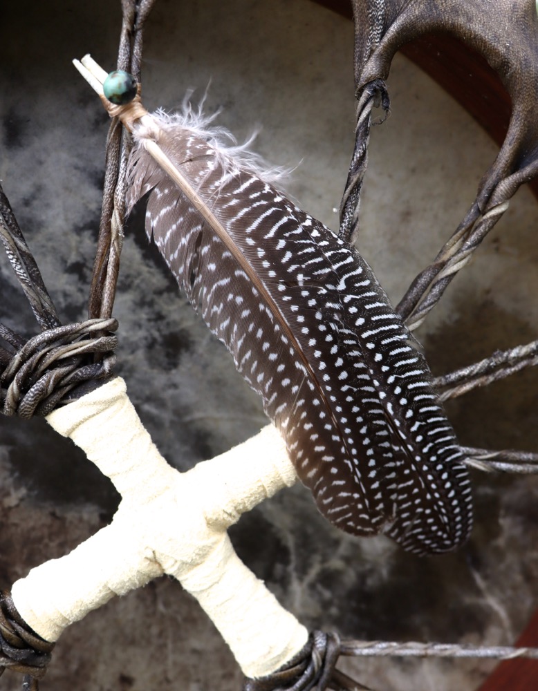 Schamanen Trommel Neumond Dez 25 Rothirsch Bulle 40 cm