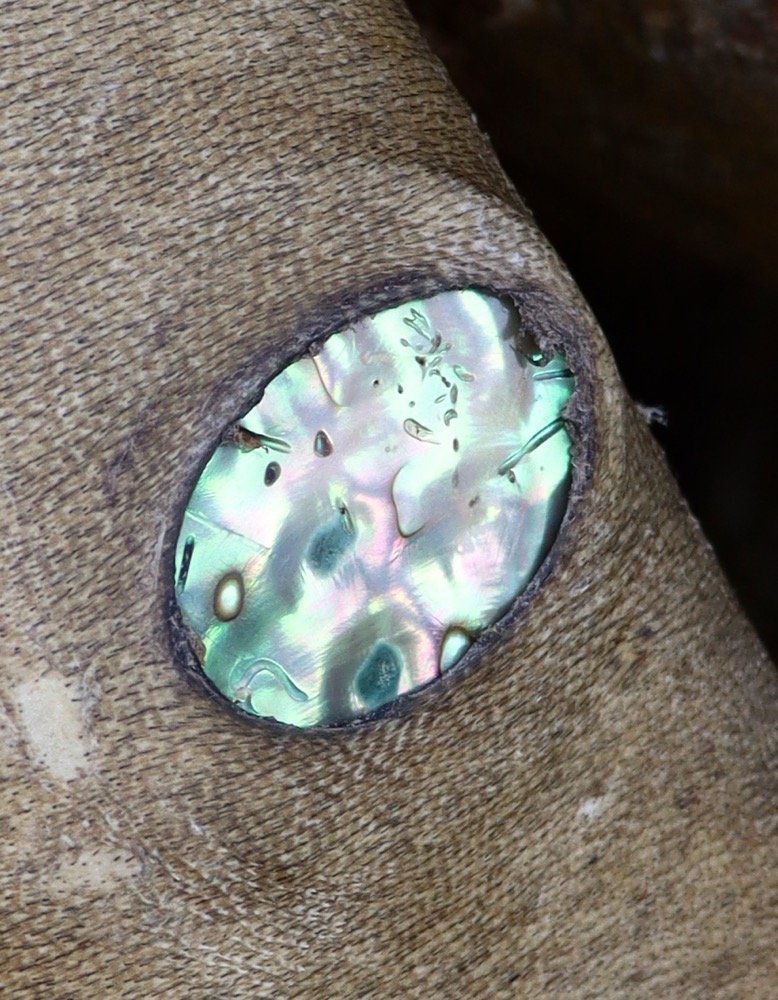 Schamanen Trommel Neumond April 25 Abalone Trommel 41 cm