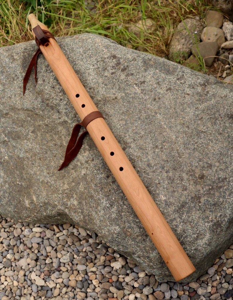 native american flute B 432 hz Kirschholz 