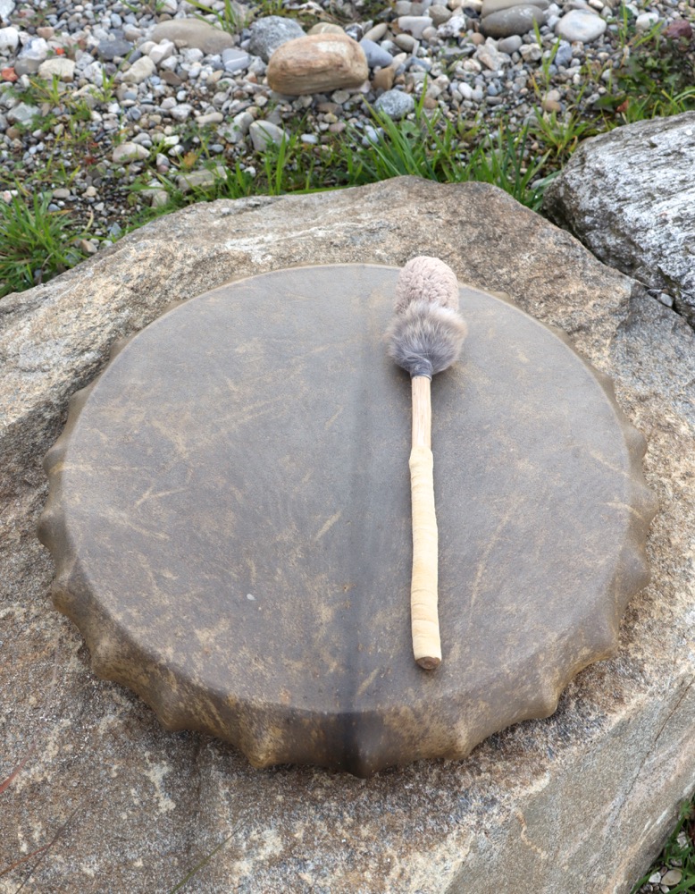 Neumondritual Trommel Okt 25 Rothirsch Bulle 55 cm