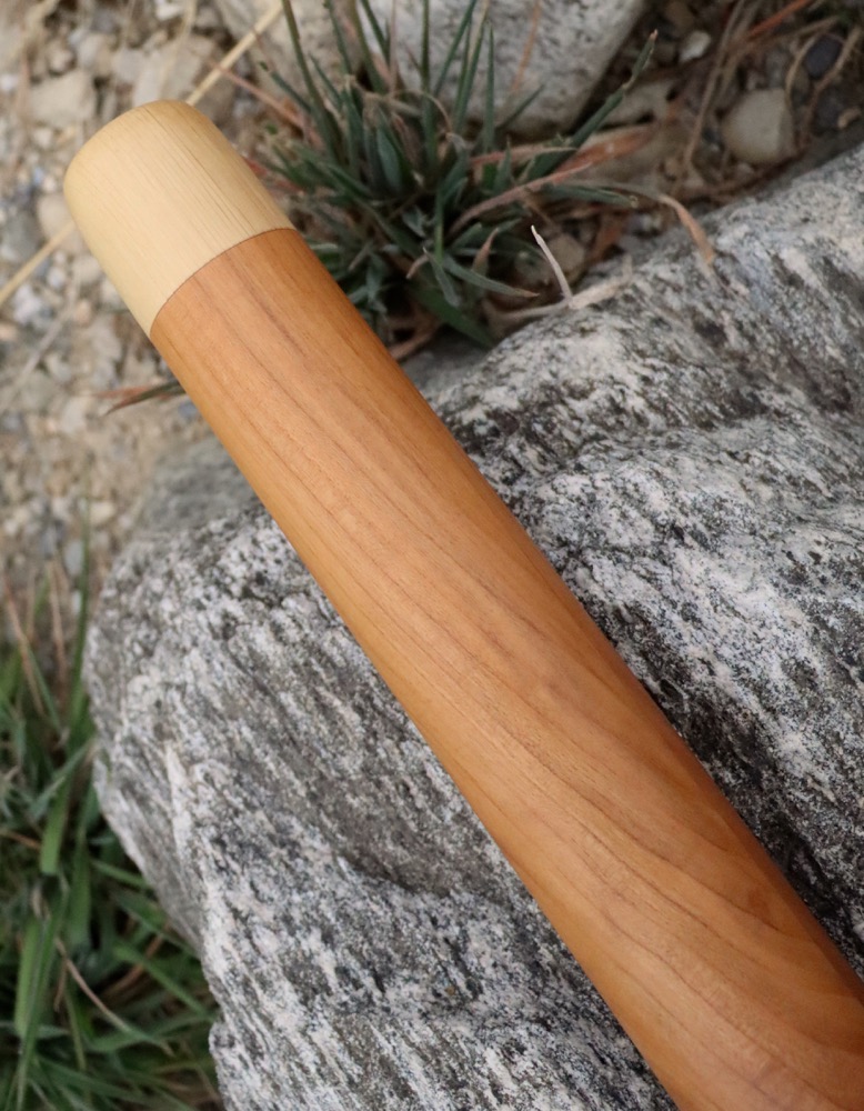 Didgeridoo Highend aus  Kirschholz  E 432 hz 151 cm 