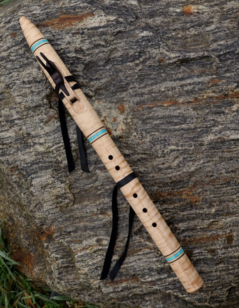 Liebhaberflöte Ahorn Riegelwuchs Kolibri f# moll 432 hz 