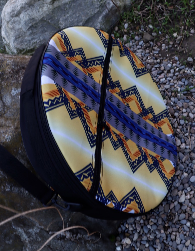 Trommeltasche mit excellentem Muster Trommelgrösse 50/51 cm 