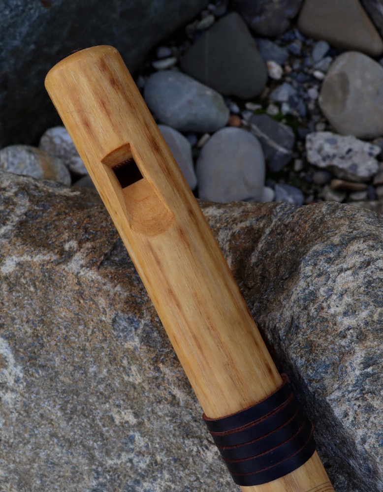 Obertonflöte Bass D Holunder 115 cm
