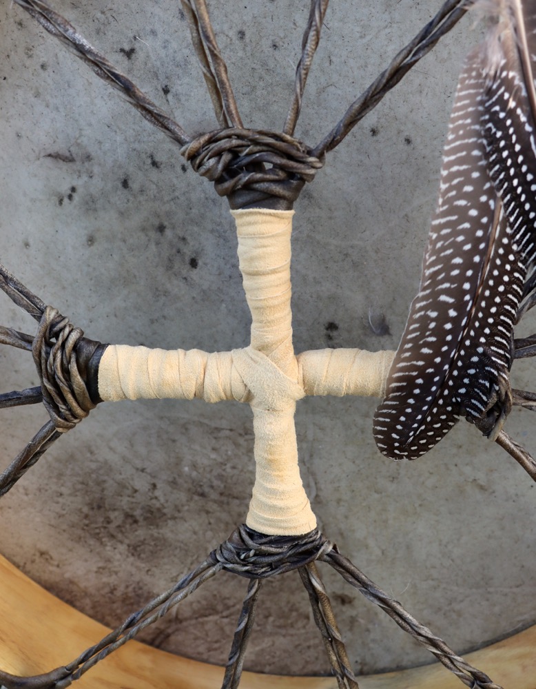 Neumondritual Trommel Nov 25 Rothirsch Kuh 46 cm