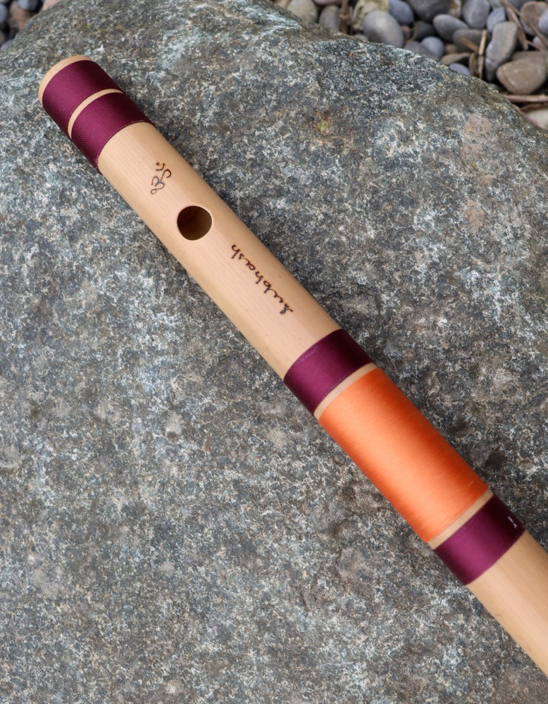 Bansuri Flöte Bambus A# 440 hz inkl. Hartschalenköcher 