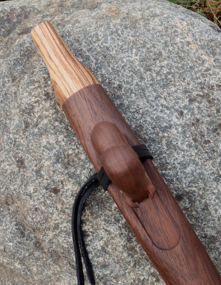 native american flute Schwarznuss Bison G 432 hz
