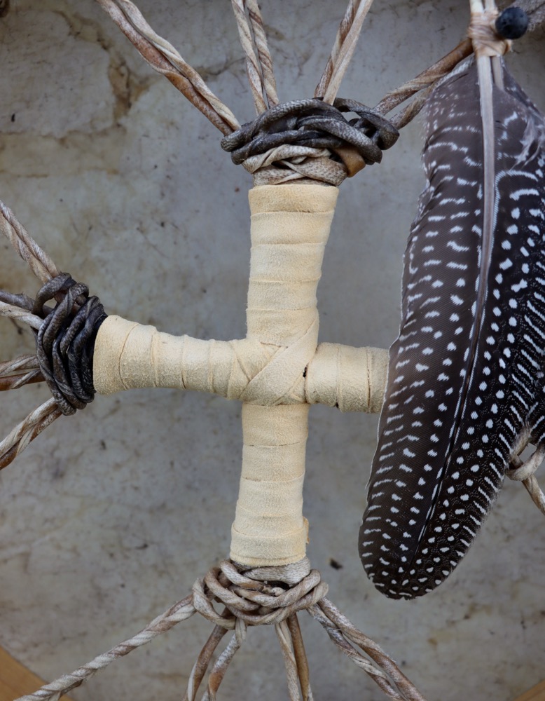 Schamanen Trommel Neumond Okt. 25 Rothirsch Bulle 35 cm