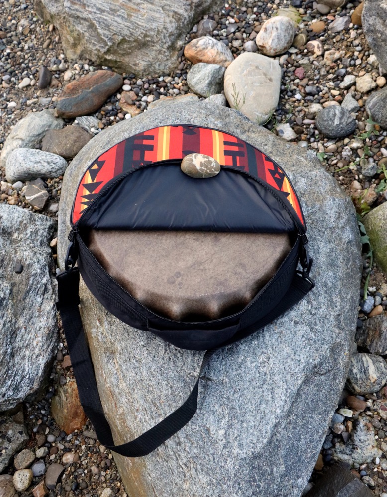 Trommeltasche mit excellentem Muster Trommelgrösse 50/51 cm 