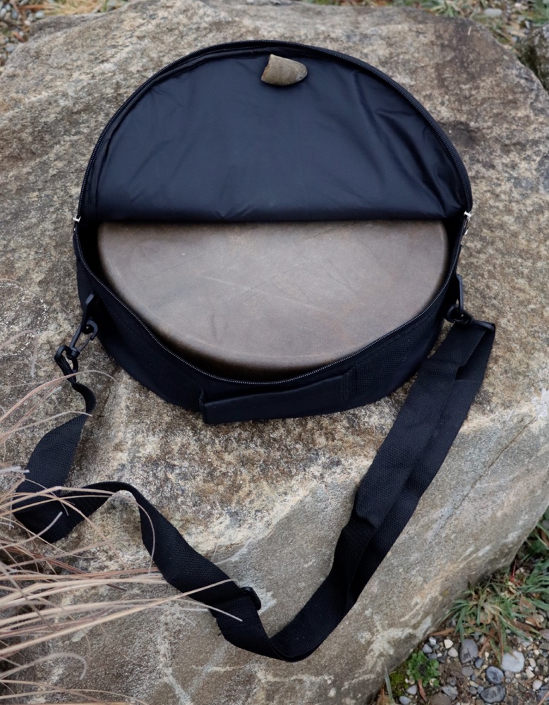 Trommeltasche mit excellentem Muster Trommelgrösse 36-39 cm 