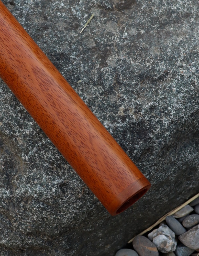native american flute D moll 432 hz Mahagoni Habicht