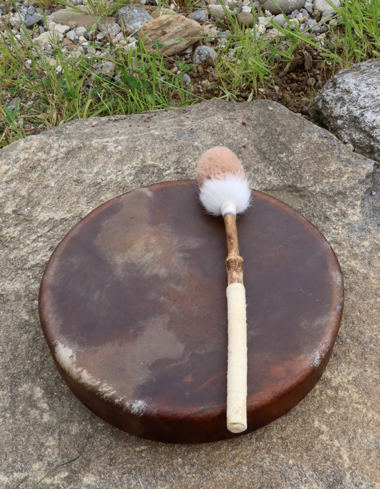 Schamanen Trommel  Vollmond Mai Pferd 35,5 cm 