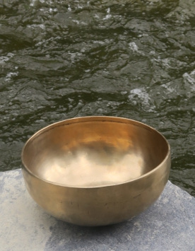 Klangschale Himalaya Merkur 26,5 cm inkl. Schlägel u Kissen