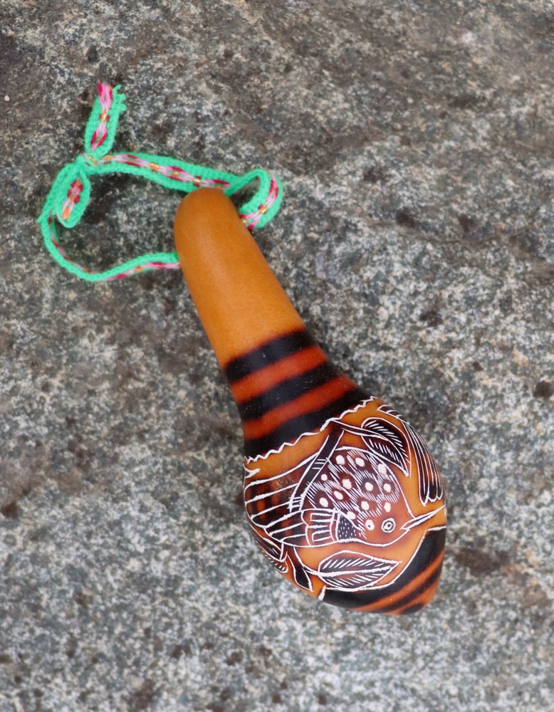 Kürbis Rassel Ritual Rassel Peru 