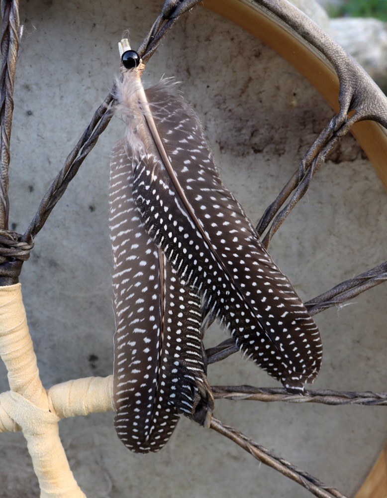 Neumondritual Trommel Nov 25 Rothirsch Kuh 46 cm