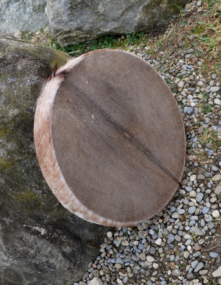 Schamanen Trommel  Ziege ungeschmückt 45 cm