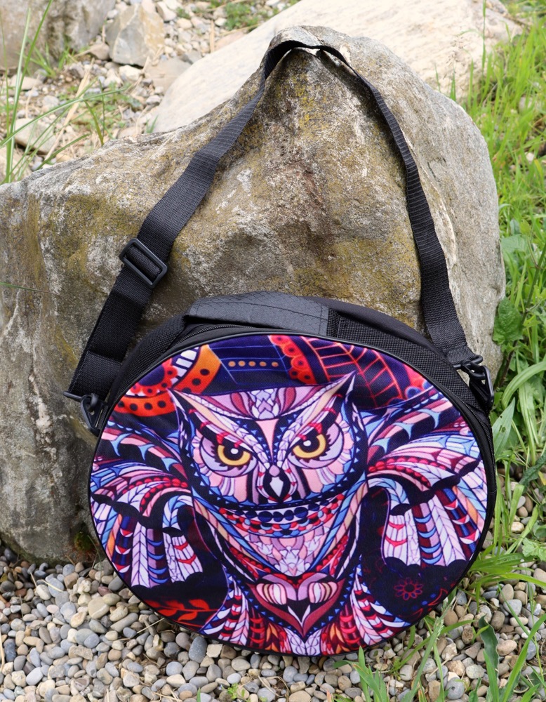  Trommeltasche Eule Trommelgrösse 40-42 cm
