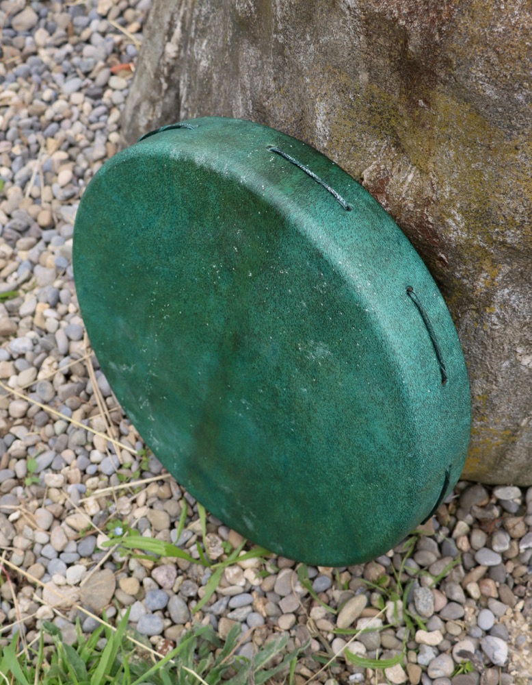 Schamanen Trommel Neumond Mai 25  stimmbar 35 cm Ziege