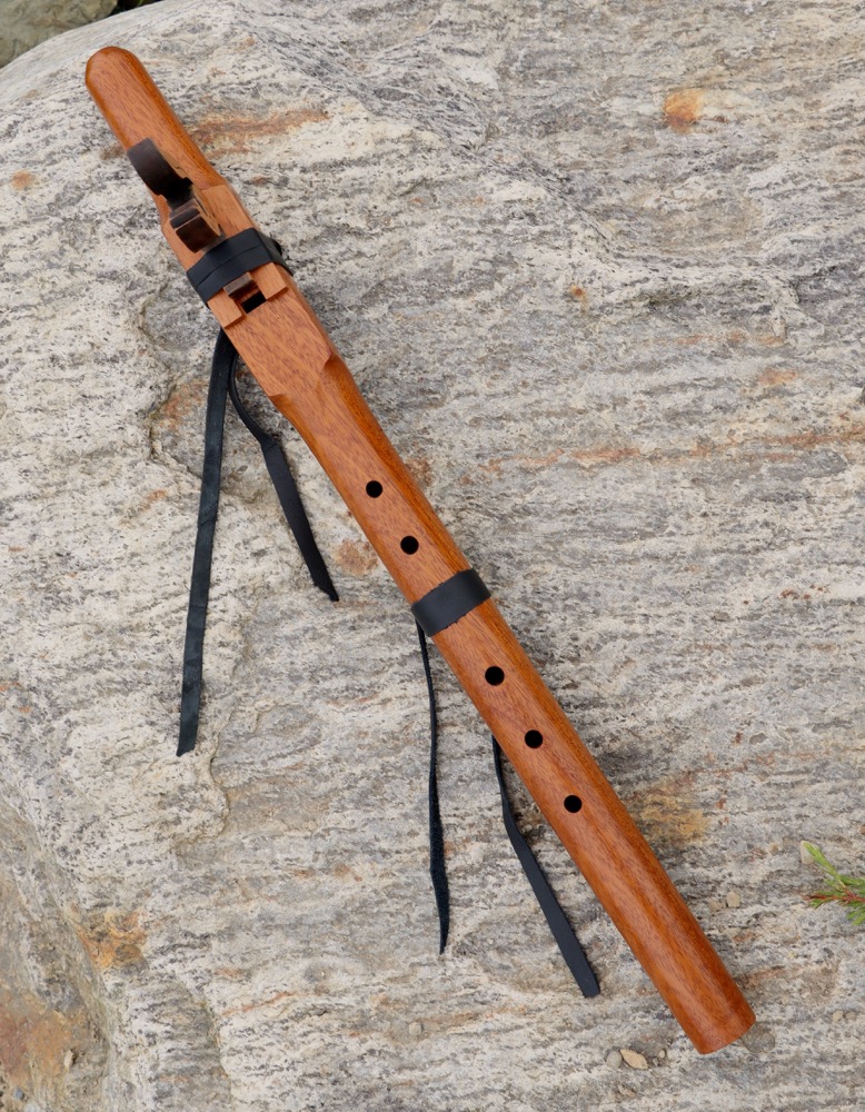 native american flute f# moll 432 hz Mahagoni Fuchs