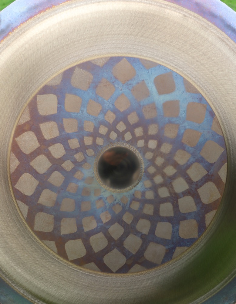 Wom Gong KI 80 cm Oracle fireprinted