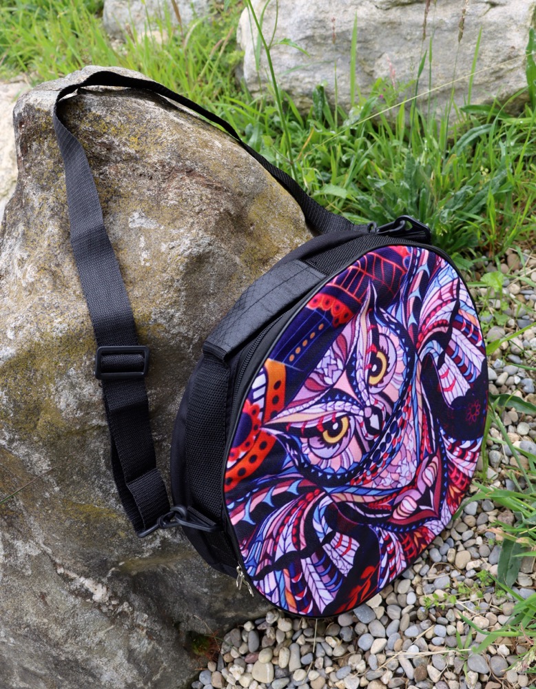  Trommeltasche Eule Trommelgrösse 40-42 cm