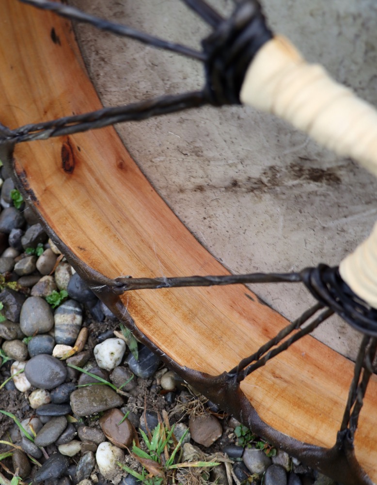 Vollmondritual Trommel Dez 25 Rothirsch Bulle 41 cm