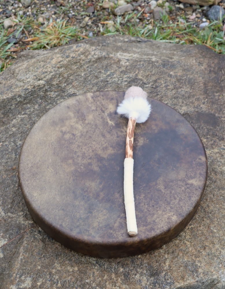 Vollmondritual Trommel Dez 25 Rothirsch Bulle 41 cm